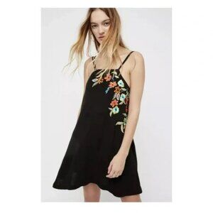 NWT Free People Floral Embroidered Swing Dress.  SZ S